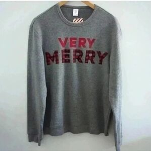 NORTH POLE TRADING CO. | Men's Very Merry Long Sleeved Fleece  PJ Sweater